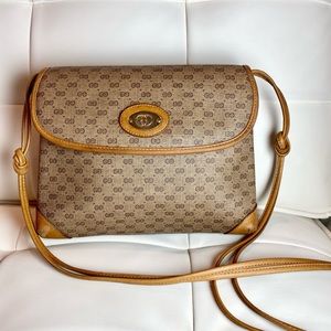 Vintage Gucci Crossbody Bag Micro GG